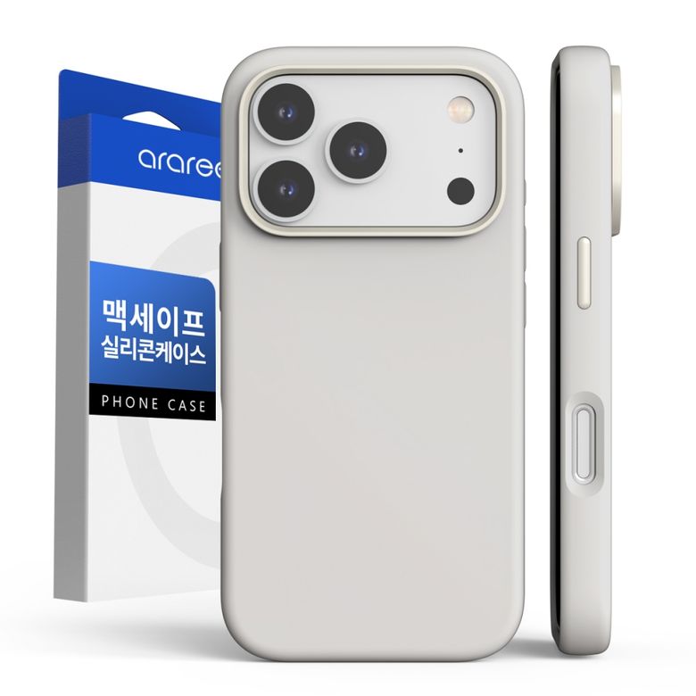아이폰18 프로 맥세이프 케이스 실리콘 슬림 타이포스킨M
