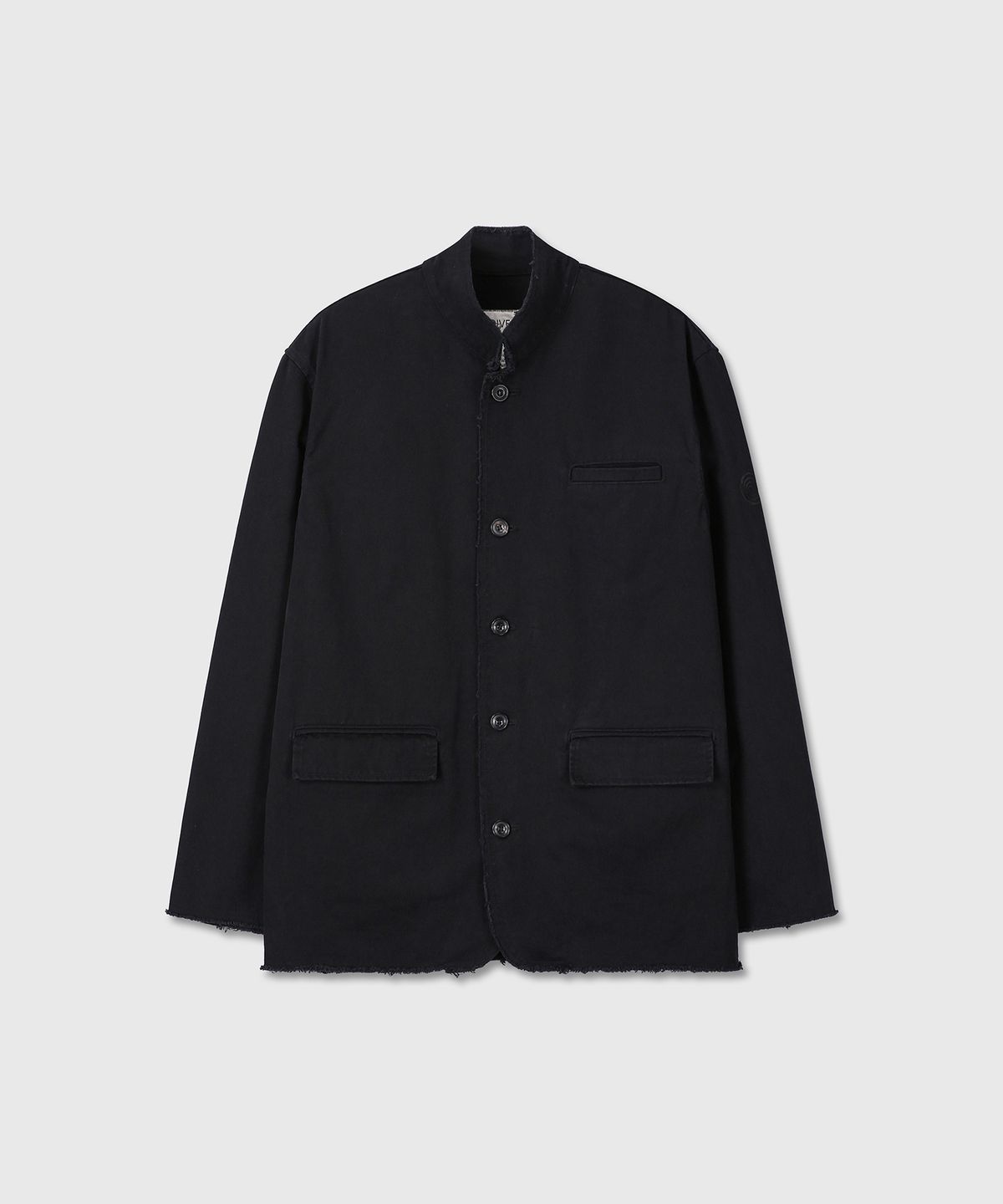 다이브인(DIVEIN) [DIVEIN X DAMONS YEAR] CUT OFF TAILORED JACKET (BLACK)