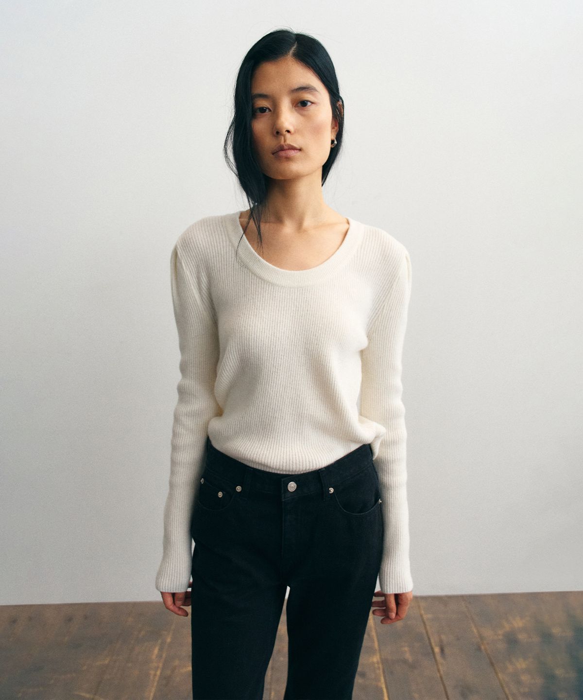 더 릴(THE LILLE) Loren Puff Sleeve Knit_Ivory