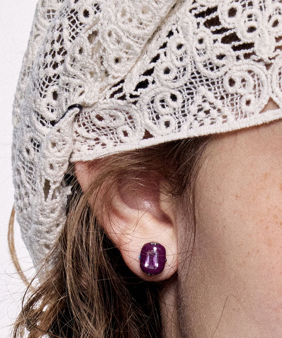엔프프(NFF) aegis earrings-purple