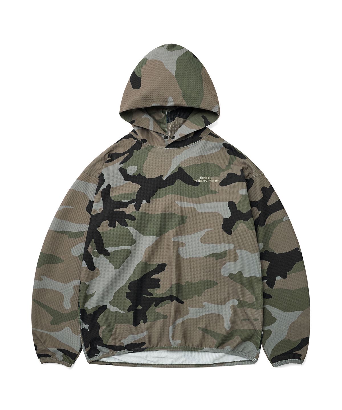 디미토(DIMITO) LW WAFFLE HOODIE FADE CAMO