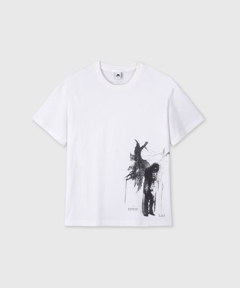 [DIVEIN X DAMONS YEAR] CORPUS 0 T-SHIRTS (WHITE)