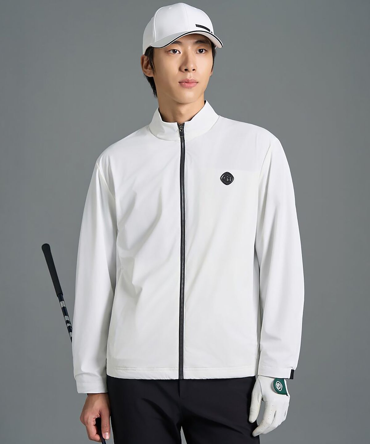 빈폴골프(BEANPOLE GOLF) 남성 퍼포먼스 안감 점퍼 - 화이트