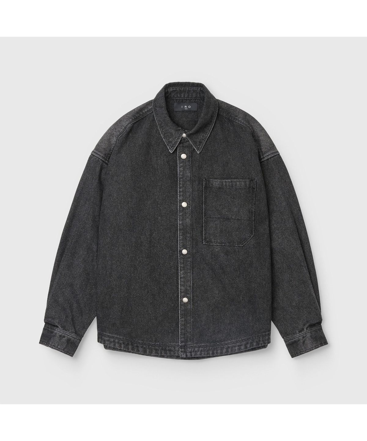 이로(IRO) MALTON 데님 긴팔 셔켓 IRJCW26103BKX