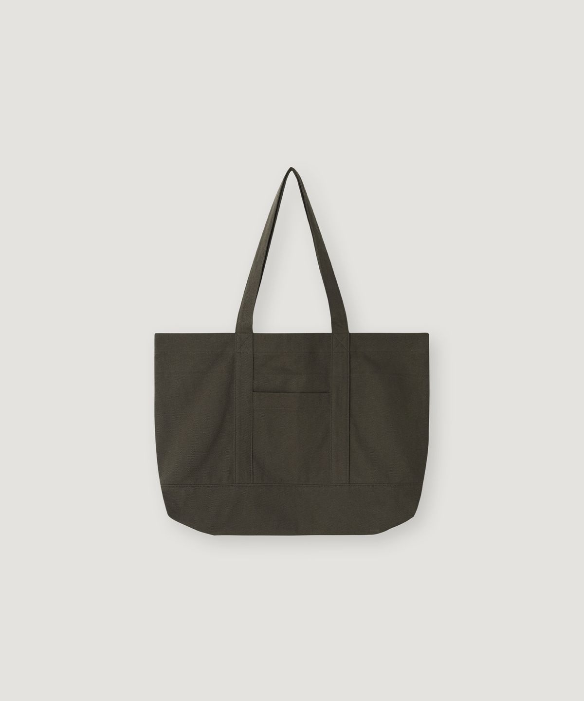 더 릴(THE LILLE) Basic Canvas Bag_Khaki Brown