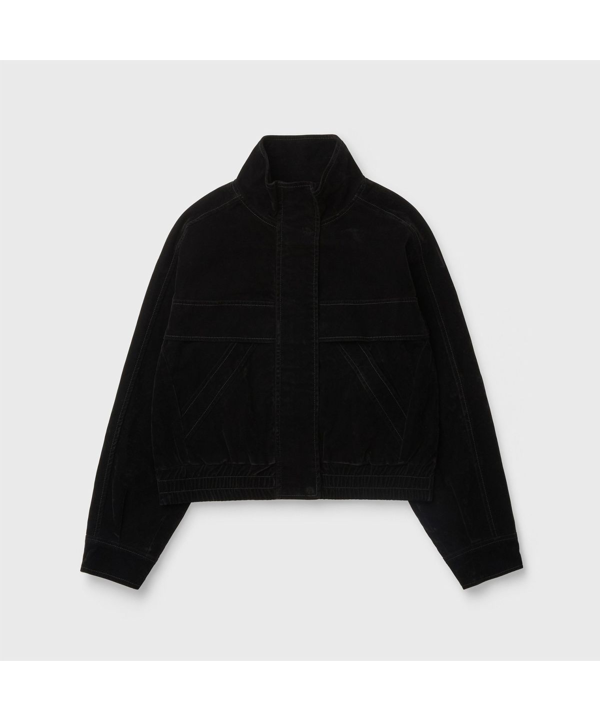 이로 우먼(IROWOMEN) Lueur 벨벳 데님 자켓 ILJAA26701BKX
