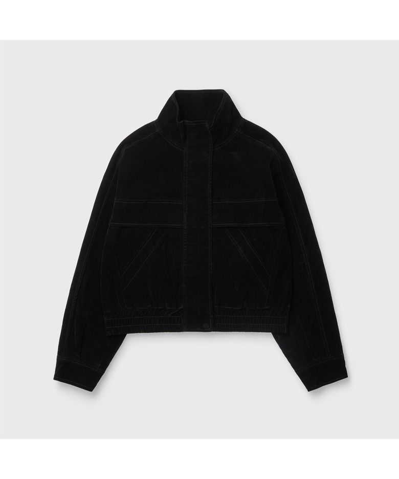Lueur 벨벳 데님 자켓 ILJAA26701BKX