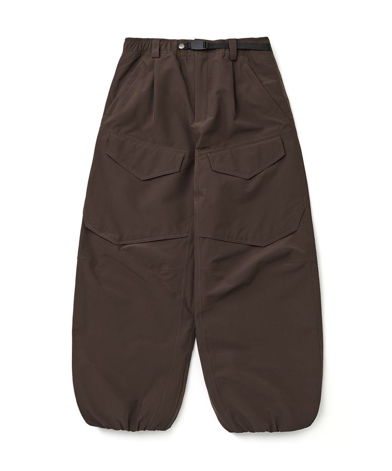26 AIR VENT BANDED PANTS (WIDE FIT LV.1) DARK BROWN