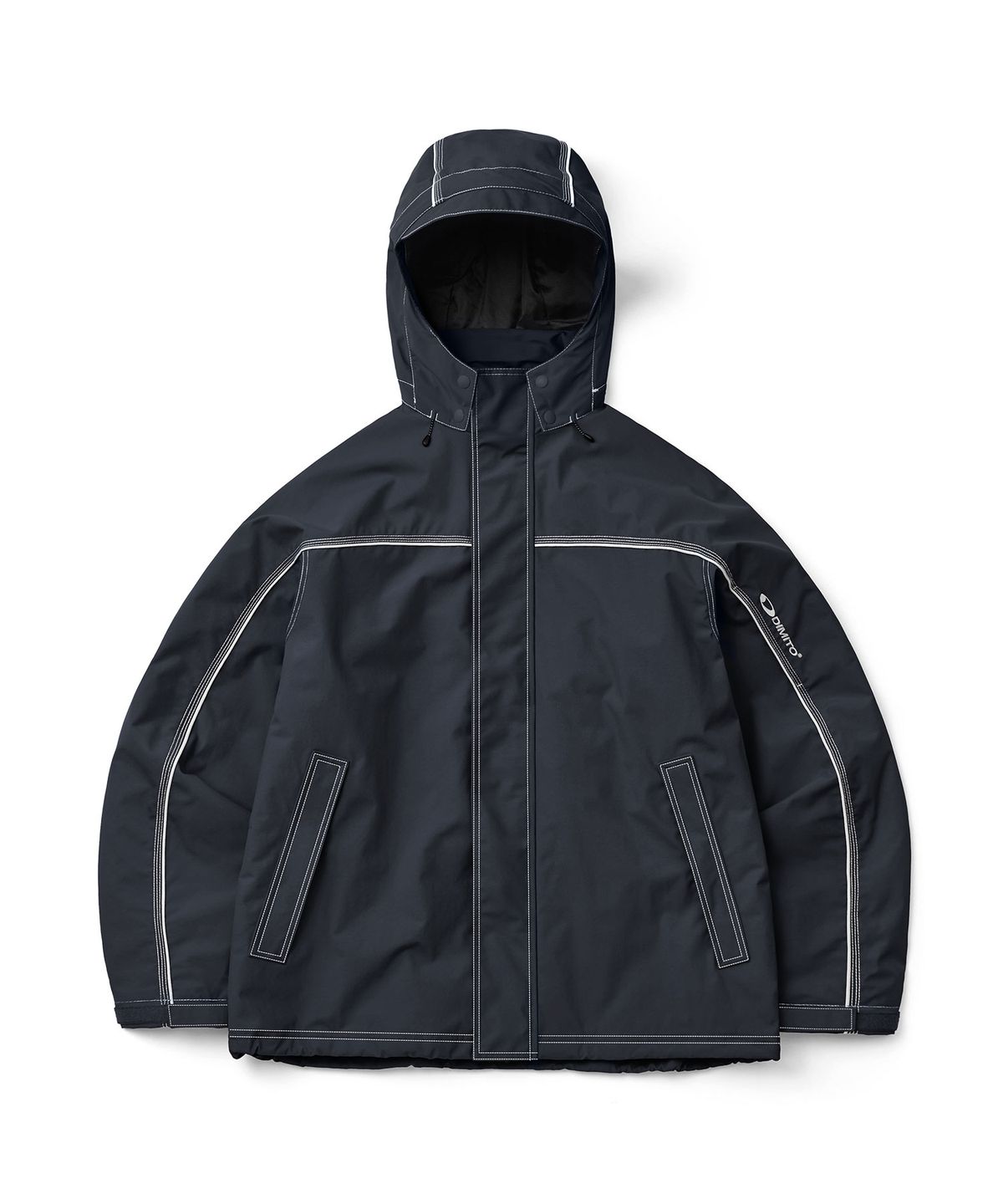 디미토(DIMITO) STAFF LINE JACKET TEAL NAVY