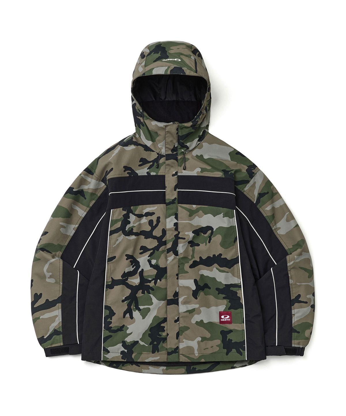 디미토(DIMITO) PANELED JACKET FADE CAMO