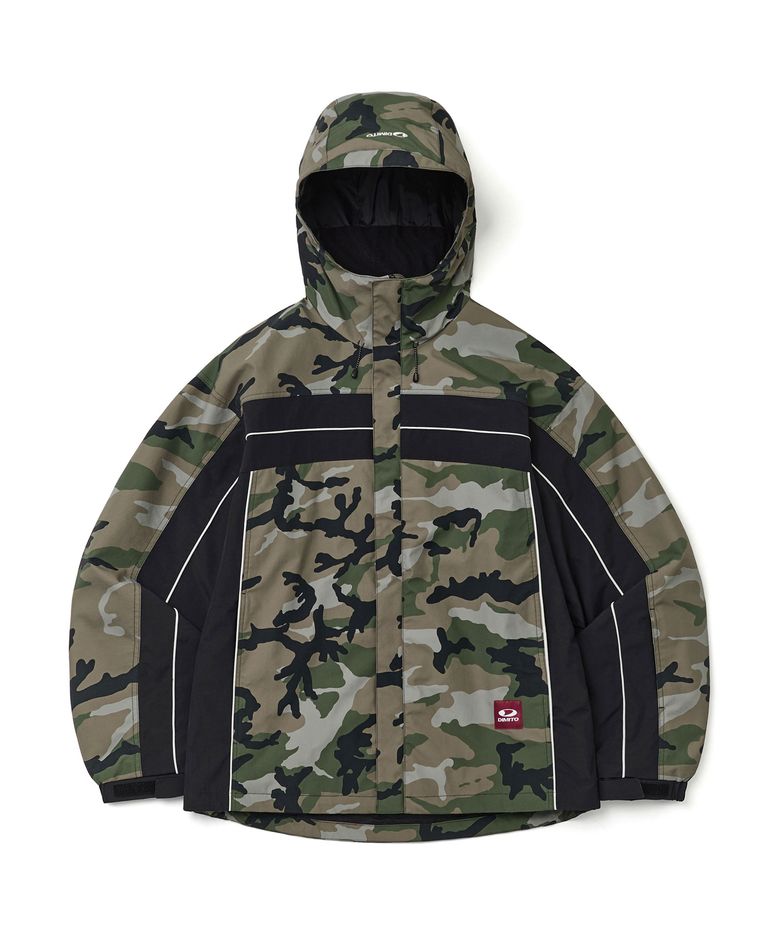 PANELED JACKET FADE CAMO