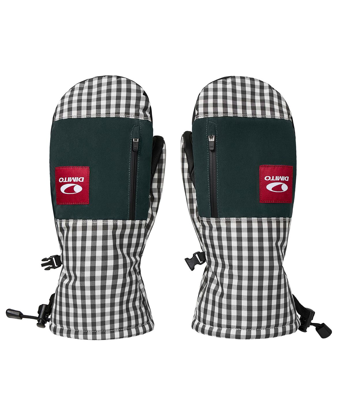 디미토(DIMITO) 26 BLOCK MITTEN TWOTONE CHECK