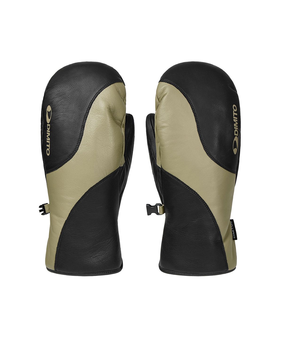 디미토(DIMITO) WAVE LEATHER MITTEN BLACK