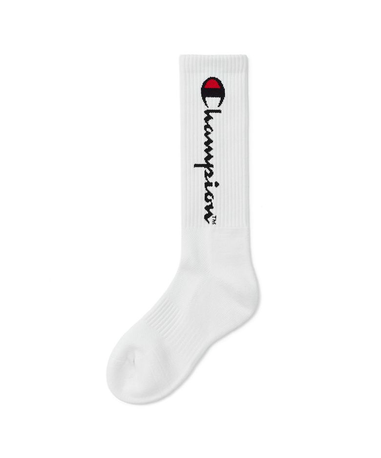[CHAMPION x DIMITO] SCRIPT CREW SOCKS WHITE