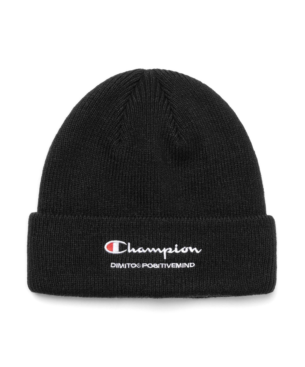디미토(DIMITO) [CHAMPION x DIMITO] SCRIPT LOGO BEANIE BLACK