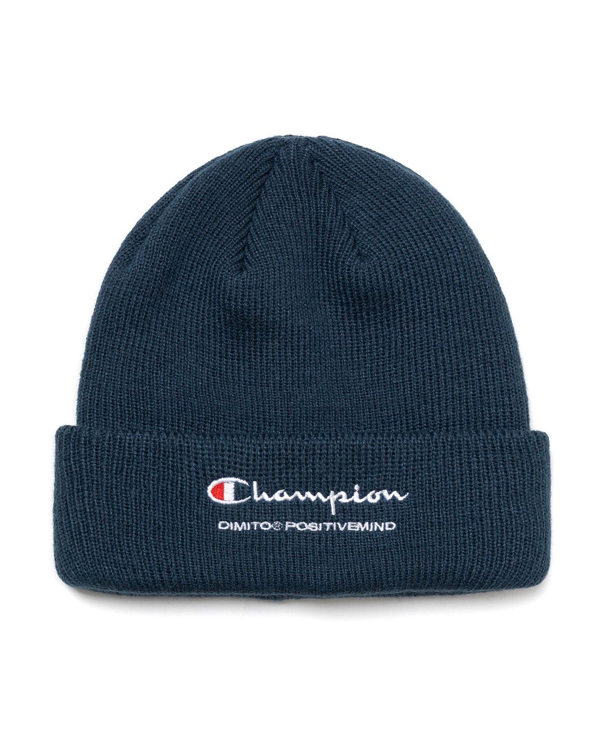 디미토(DIMITO) [CHAMPION x DIMITO] SCRIPT LOGO BEANIE INDIGO