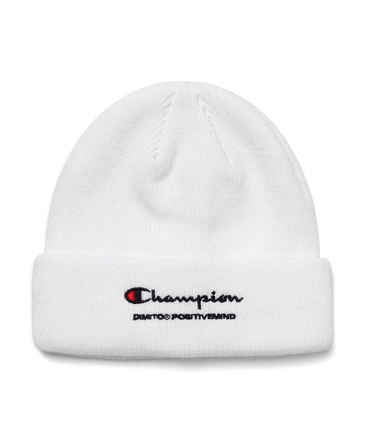 디미토(DIMITO) [CHAMPION x DIMITO] SCRIPT LOGO BEANIE WHITE