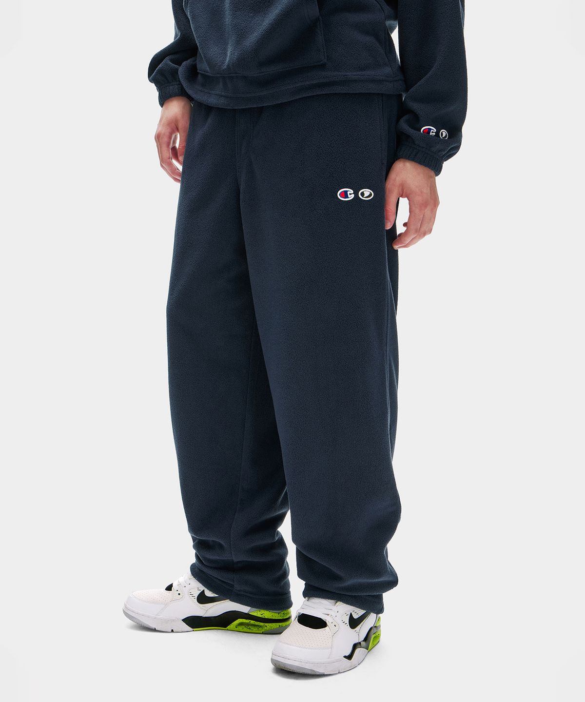 디미토(DIMITO) [CHAMPION x DIMITO] SCRIPT FLEECE OG PANTS INDIGO