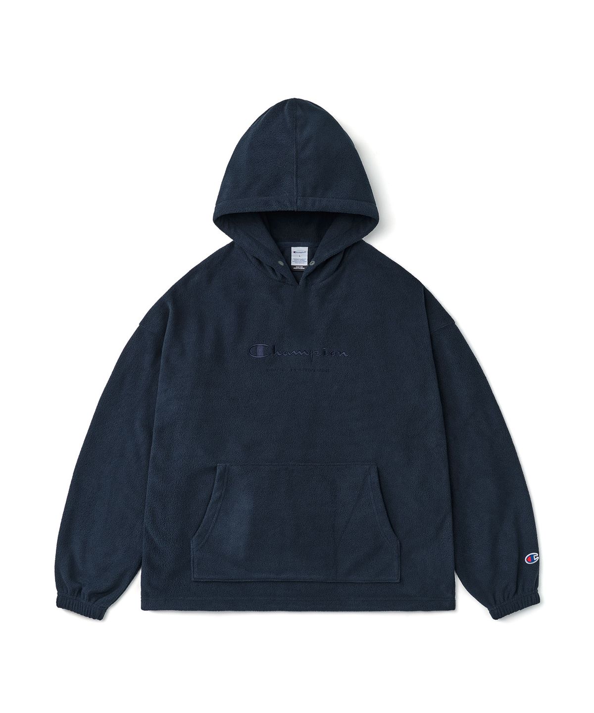 디미토(DIMITO) [CHAMPION x DIMITO] SCRIPT FLEECE HOODIE INDIGO