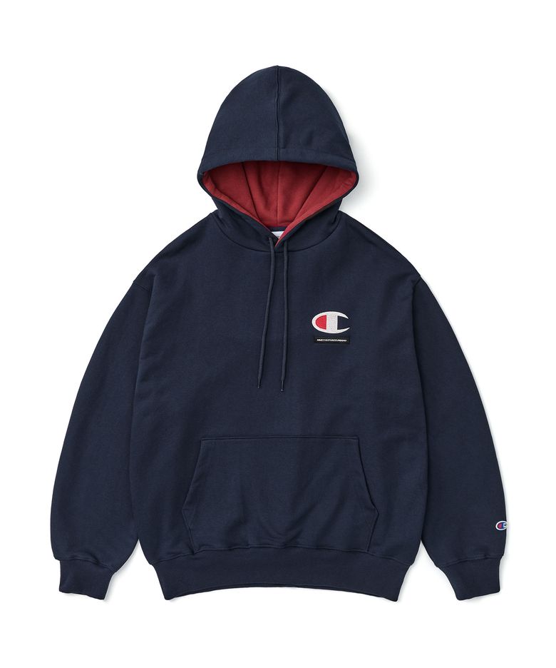 [CHAMPION x DIMITO] C-LOGO HOODIE NAVY