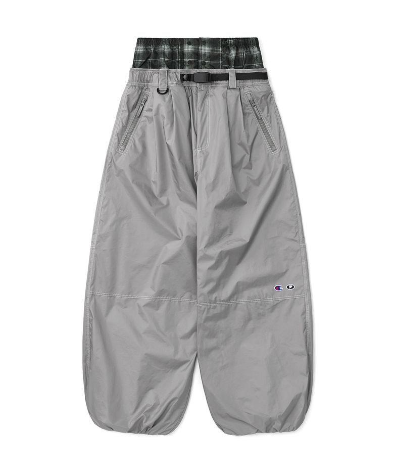 [CHAMPION x DIMITO] STITCH BANDED PANTS (WIDE FIT LV.2) METAL GREY