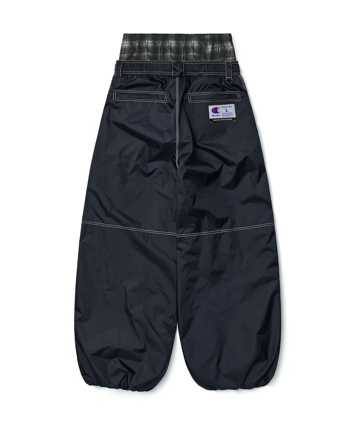 디미토(DIMITO) [CHAMPION x DIMITO] STITCH BANDED PANTS (WIDE FIT LV.2) DEEP NAVY