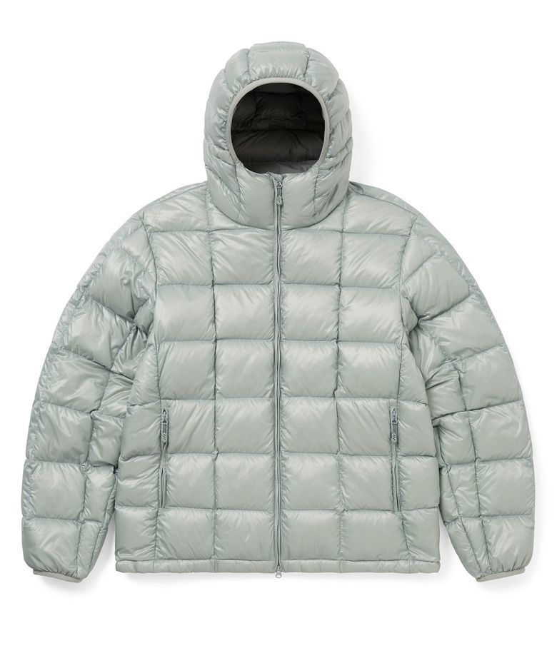 PERTEX Vik Hooded LT Down Jacket Mint Grey