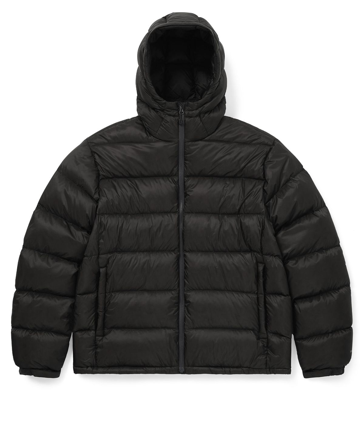 디스이즈네버댓(THISISNEVERTHAT) Skogar Hooded MID Down Jacket Off Black