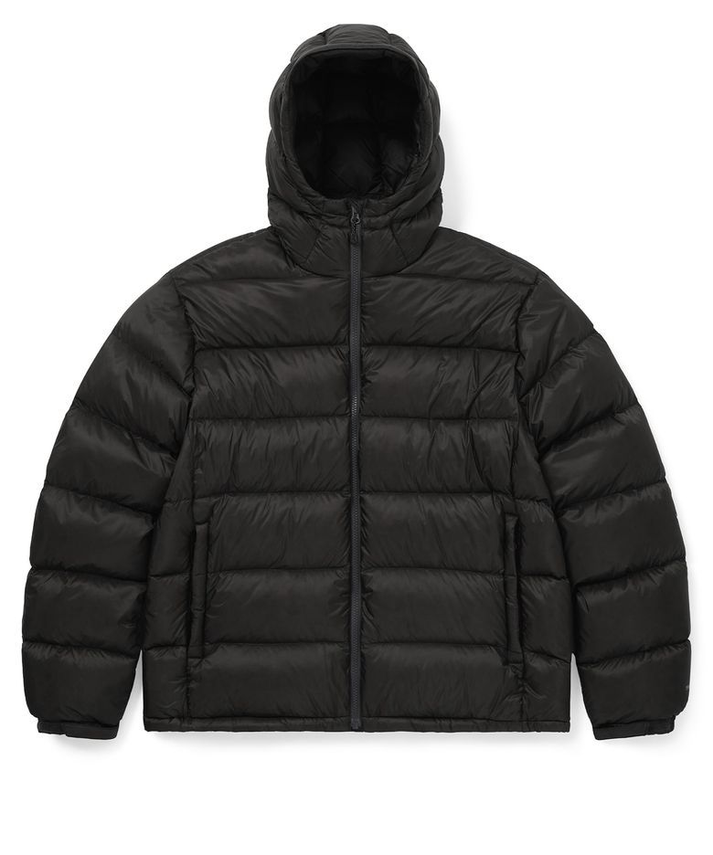 Skogar Hooded MID Down Jacket Off Black