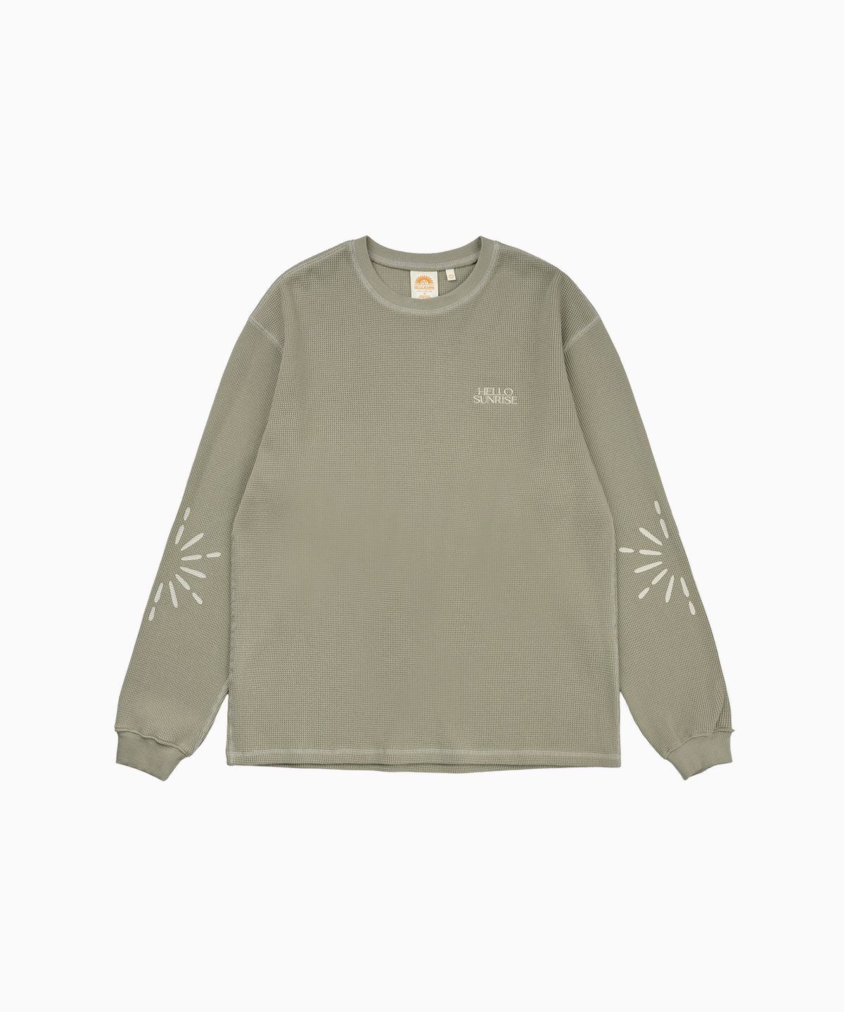 헬로 선라이즈(HELLO SUNRISE) Sunlight Waffle L/S_Khaki