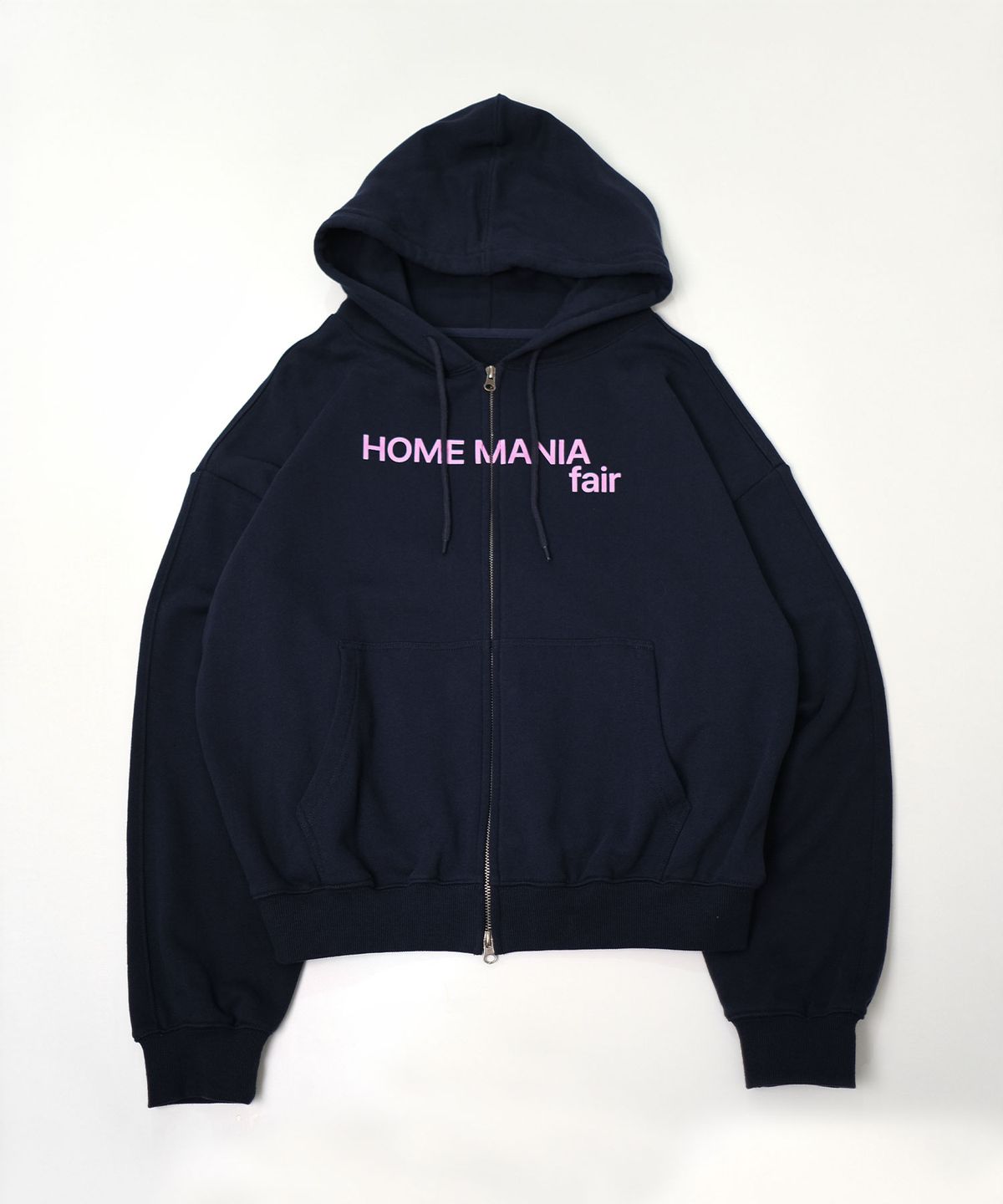 이스트쿤스트(ISTKUNST) HMF LOGO HOOD ZIP UP_NAVY(IK2GFUM480A)