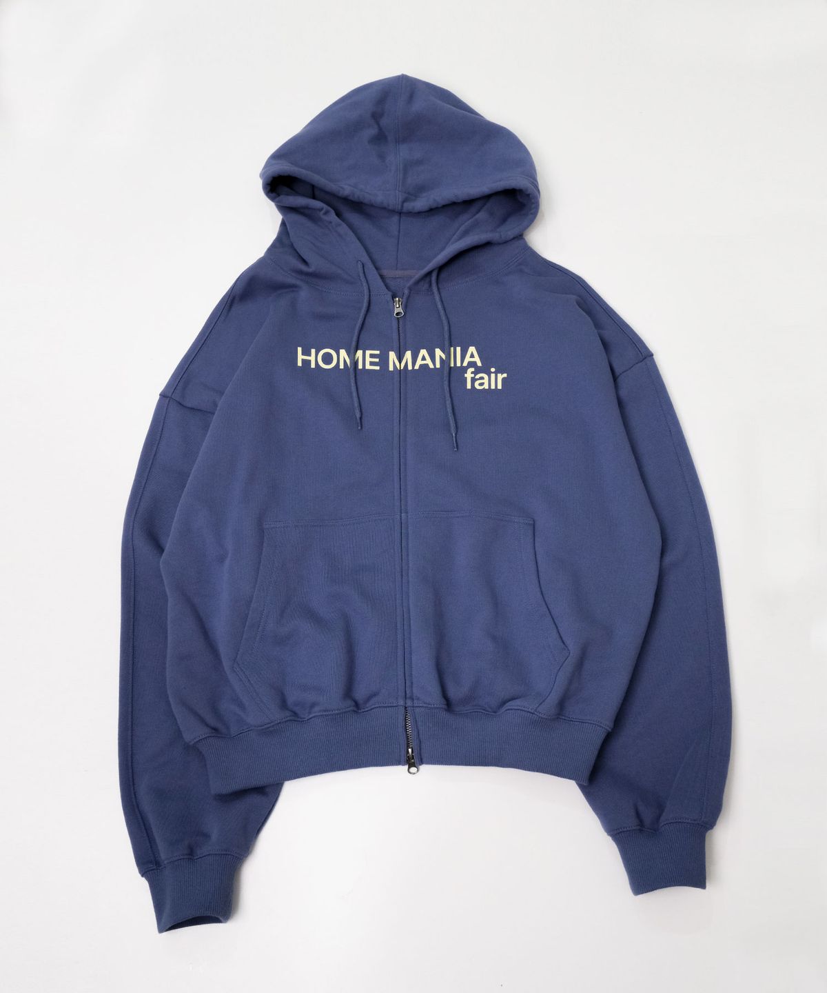 이스트쿤스트(ISTKUNST) HMF LOGO HOOD ZIP UP_BLUE(IK2GFUM480A)