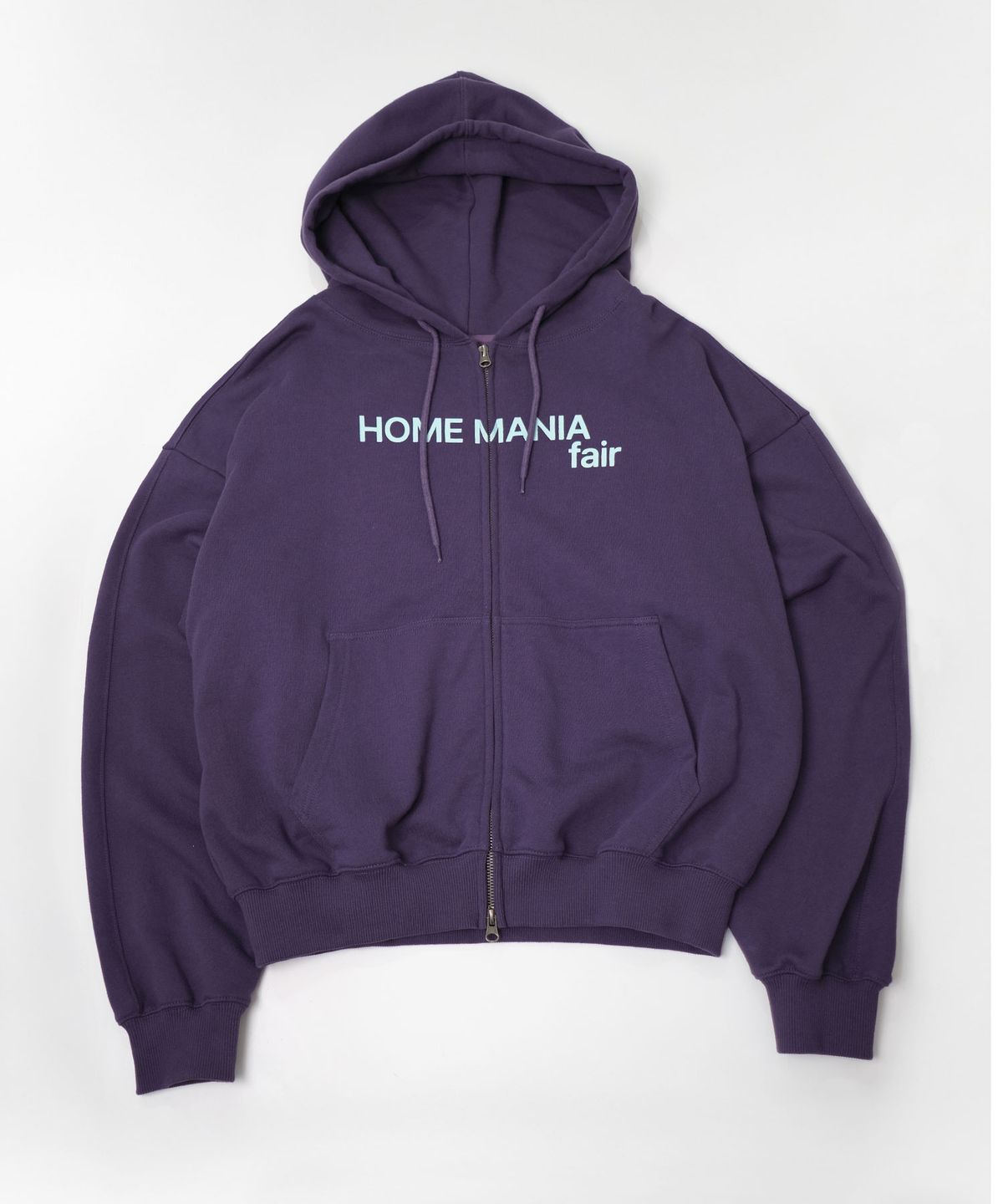 이스트쿤스트(ISTKUNST) HMF LOGO HOOD ZIP UP_PURPLE(IK2GFUM480A)