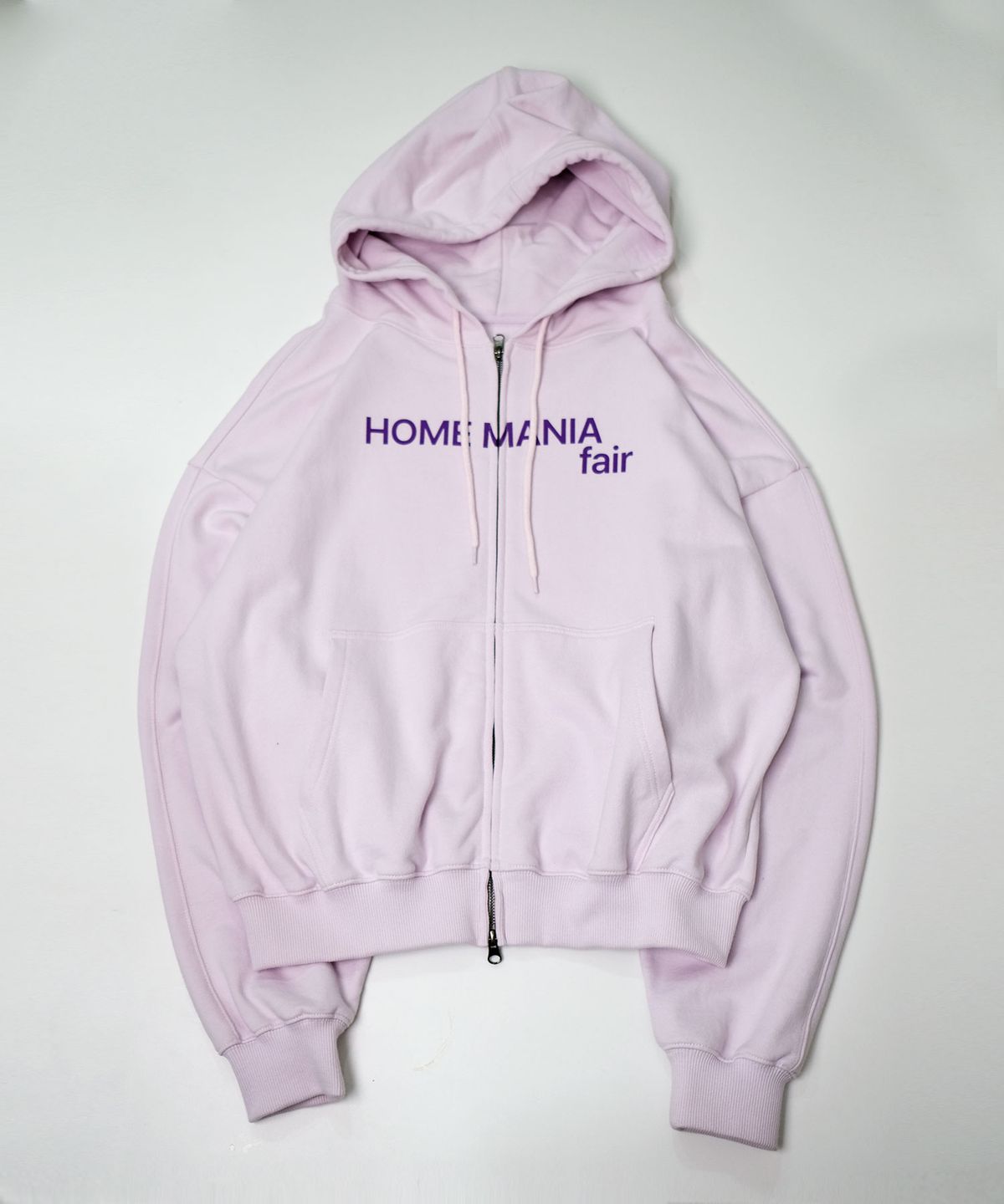 이스트쿤스트(ISTKUNST) HMF LOGO HOOD ZIP UP_LAVENDER(IK2GFUM480A)