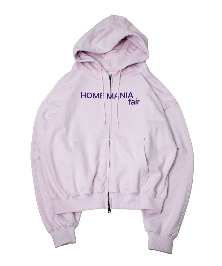 HMF LOGO HOOD ZIP UP_LAVENDER(IK2GFUM480A)