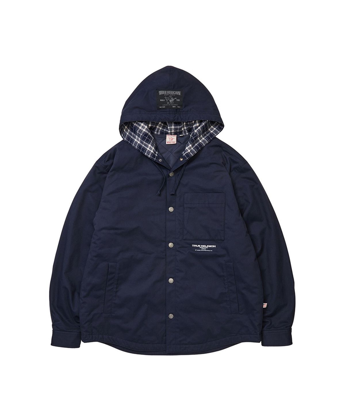 트루릴리젼(TRUERELIGION) Glorious Padded Shirt Jacket - NAVY