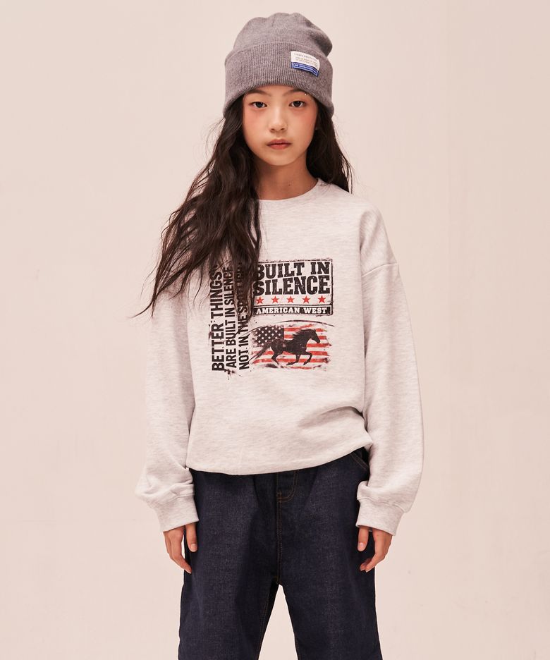 EY 사일런스 웨스트 키즈 맨투맨 3Color