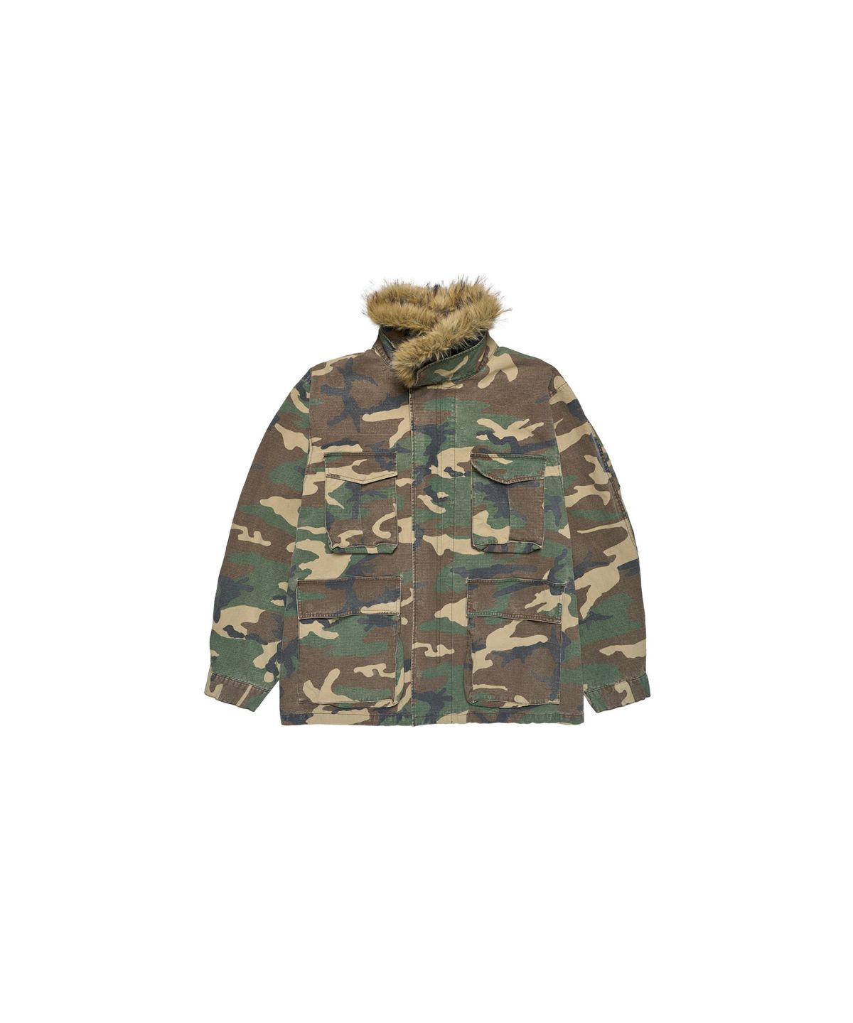 구보(GUVO) Washed field parka Camo