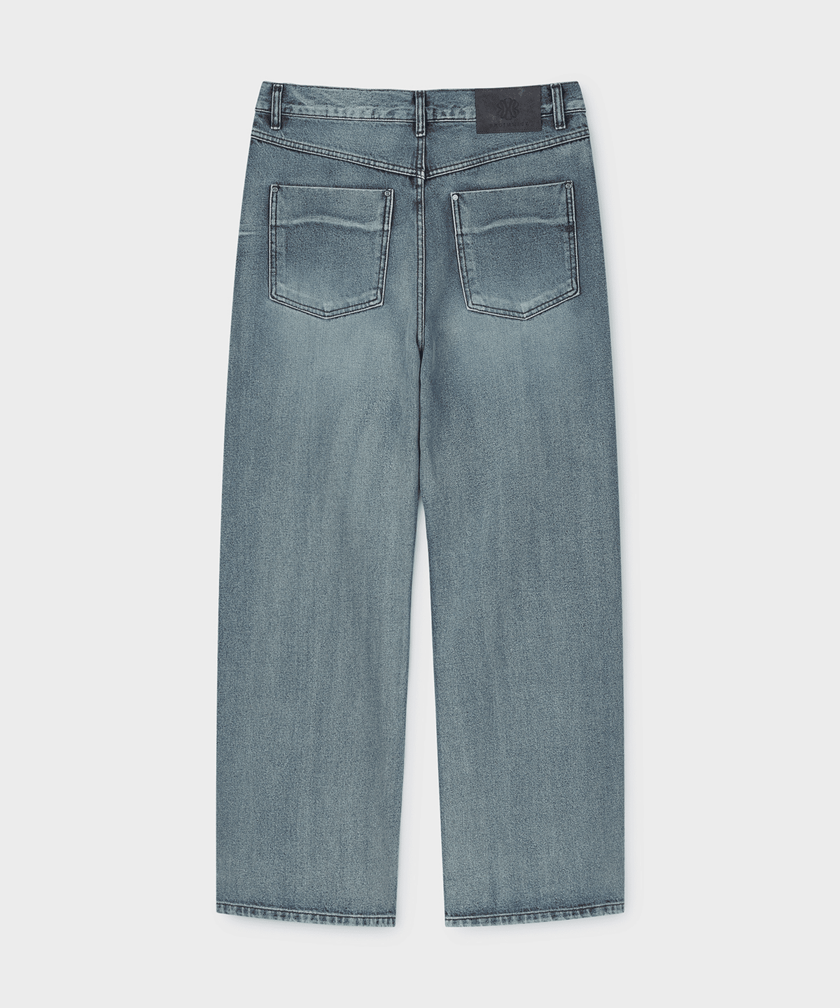 언지미크(UNGIMMICK) REGULAR WASHED DENIM PANTS (BLUE)