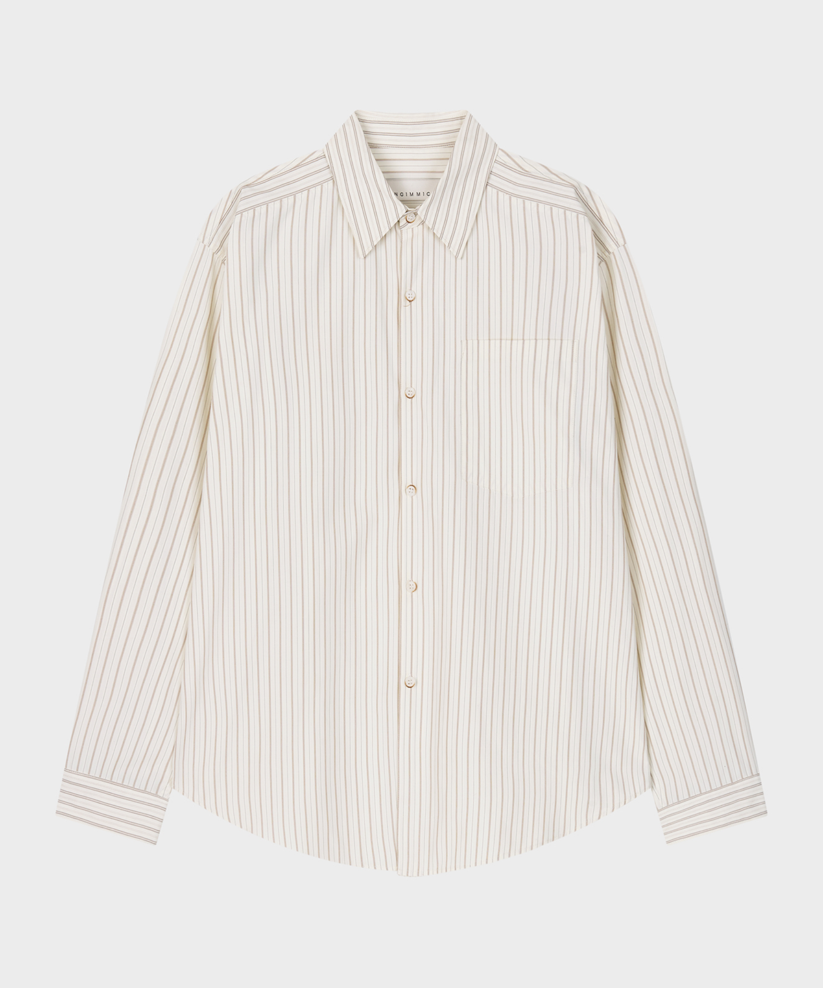 언지미크(UNGIMMICK) STRIPED WINCHESTER SHIRT (BROWN)