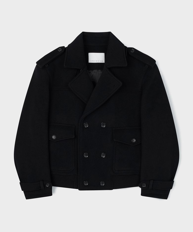 PEACOAT BLOUSON (BLACK)