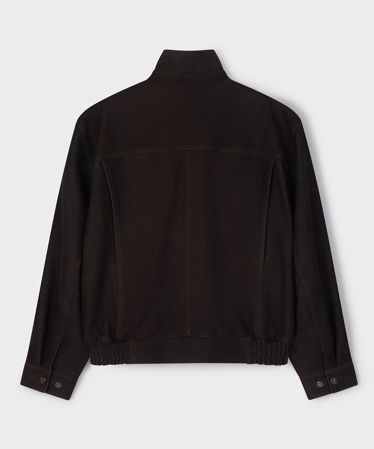 언지미크(UNGIMMICK) FRENCH NUBUCK MILITARY JACKET (DARK BROWN / BUFFALO)