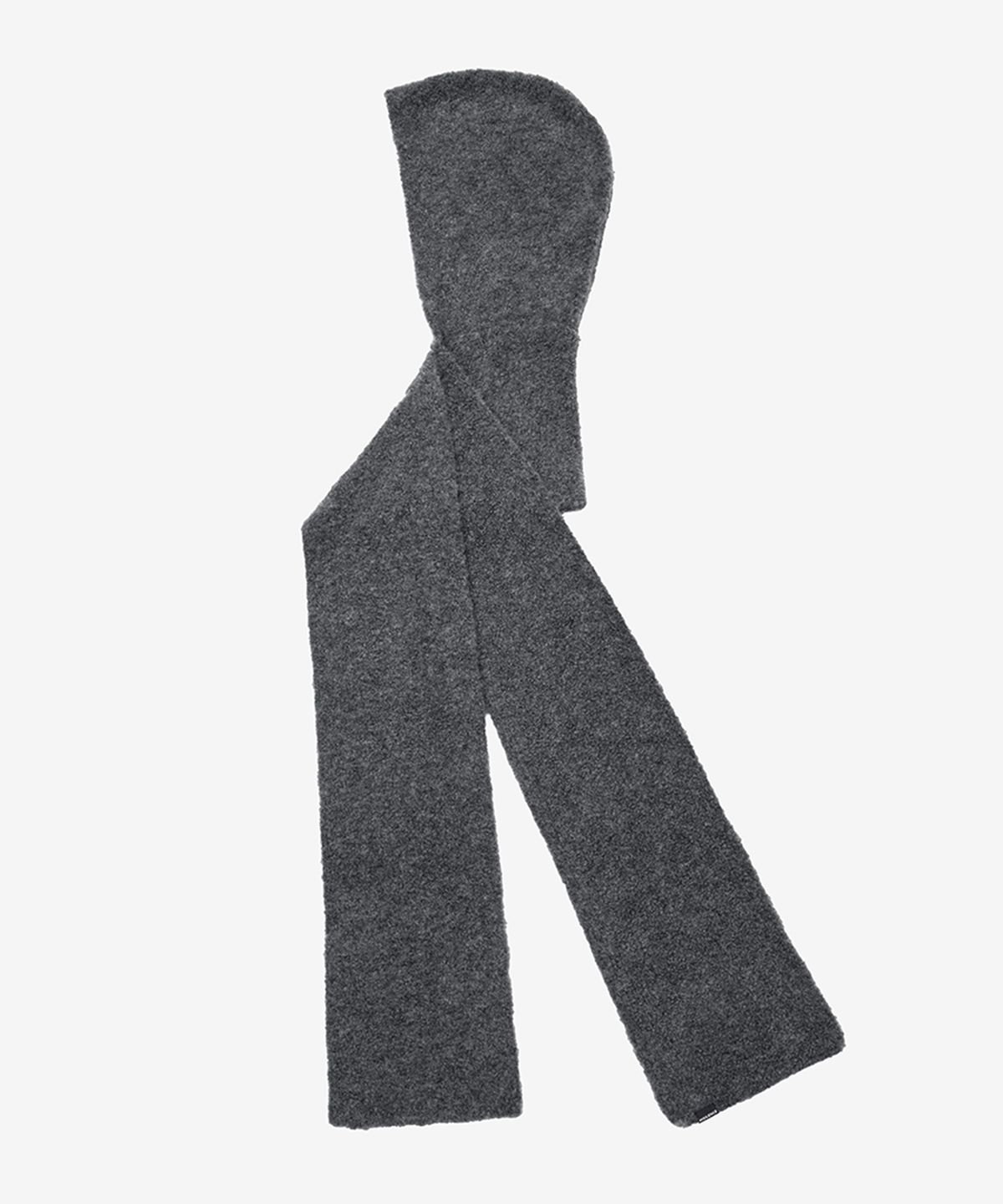 인사일런스 우먼(INSILENCE WOMEN) 알파카 후드 머플러 CHARCOAL