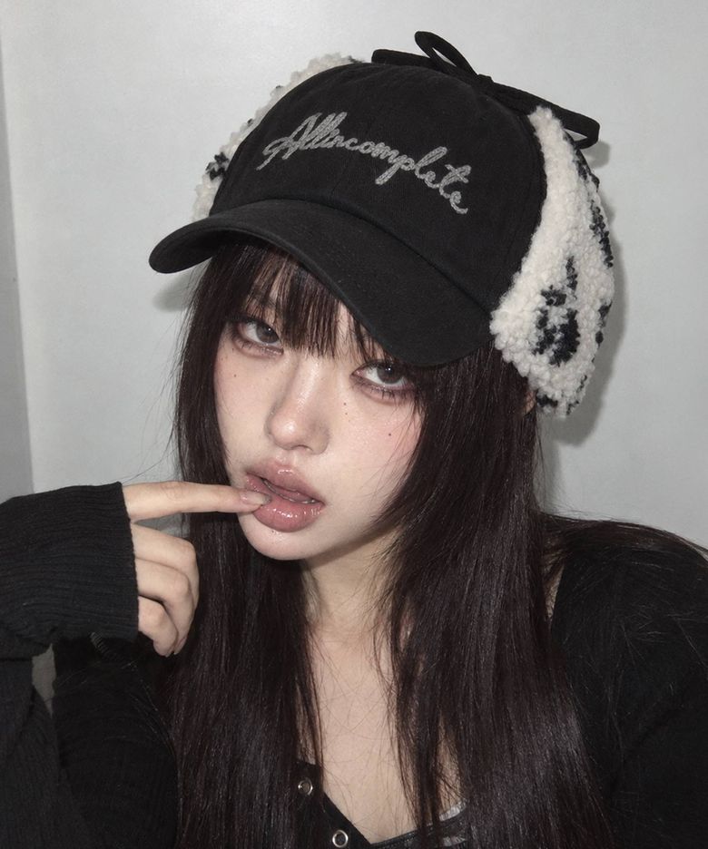 달마시안 이어플랩 캡 (블랙)