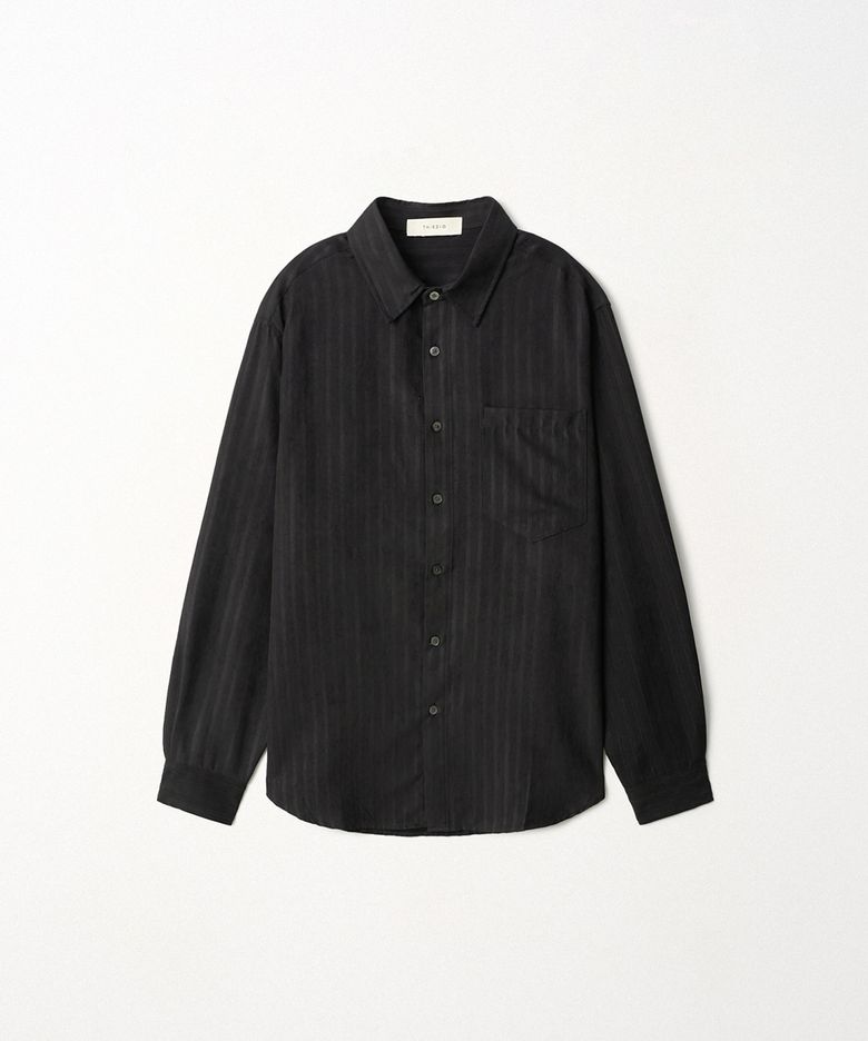 Tailored Stripe Shirt_Black