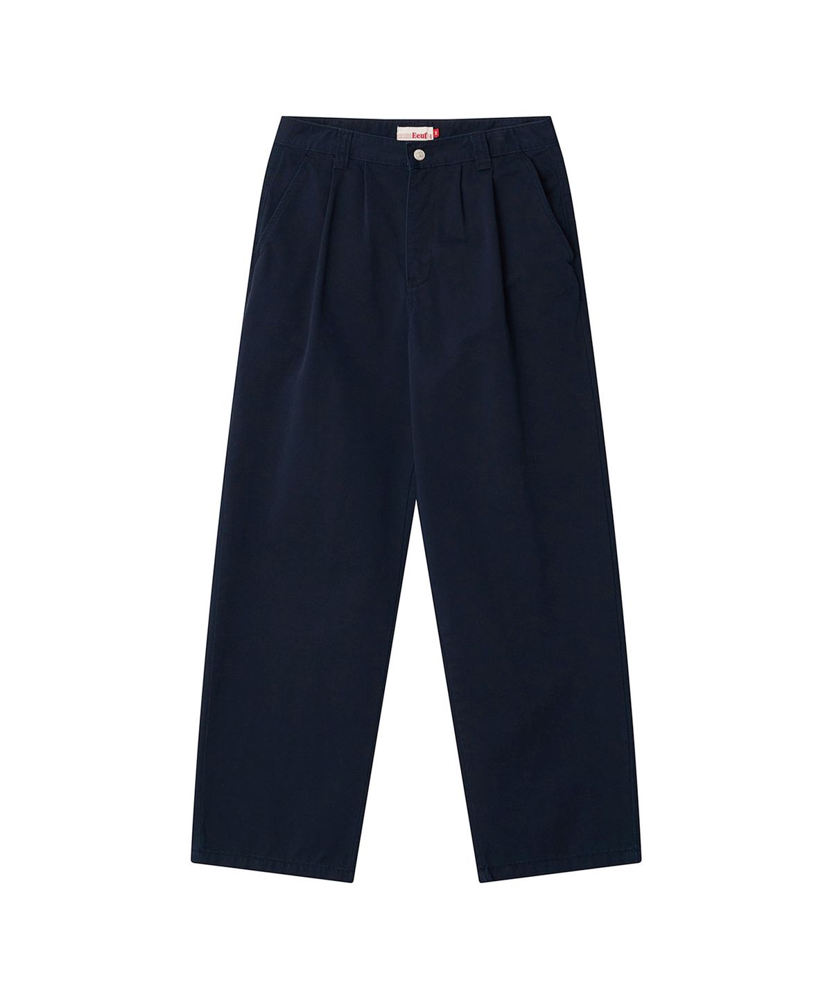 이우트(EEUT) TWO TUCK WORK PANTS / DARK NAVY