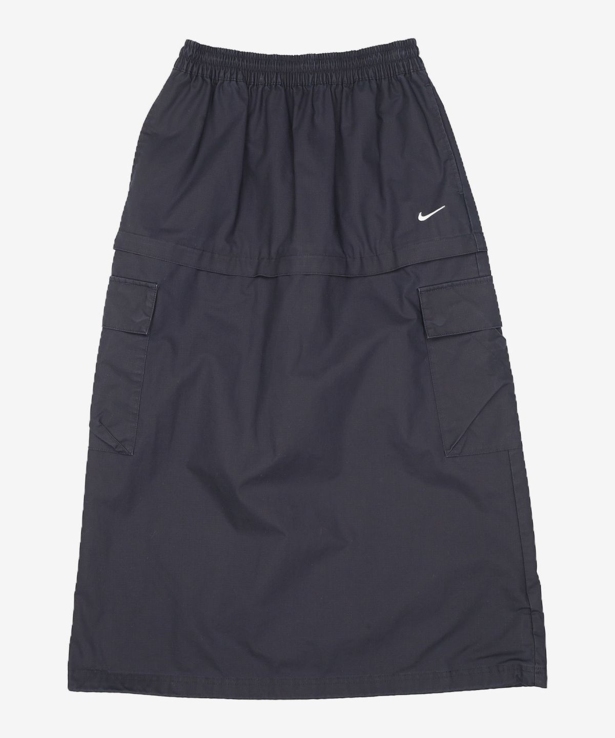 나이키(NIKE) 스포츠웨어 에센셜 미드라이즈 우븐 카고 미디 스커트 W - 블랙:세일 / FV7504-010 XS