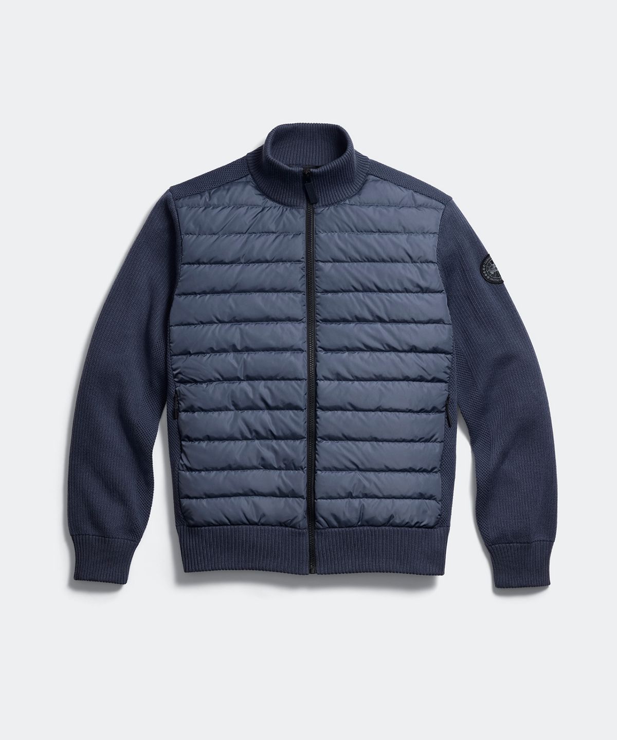 캐나다구스(CANADAGOOSE) 남성 하이브릿지 니트 자켓(BLUE GREY)_Q266AMJB08BGN