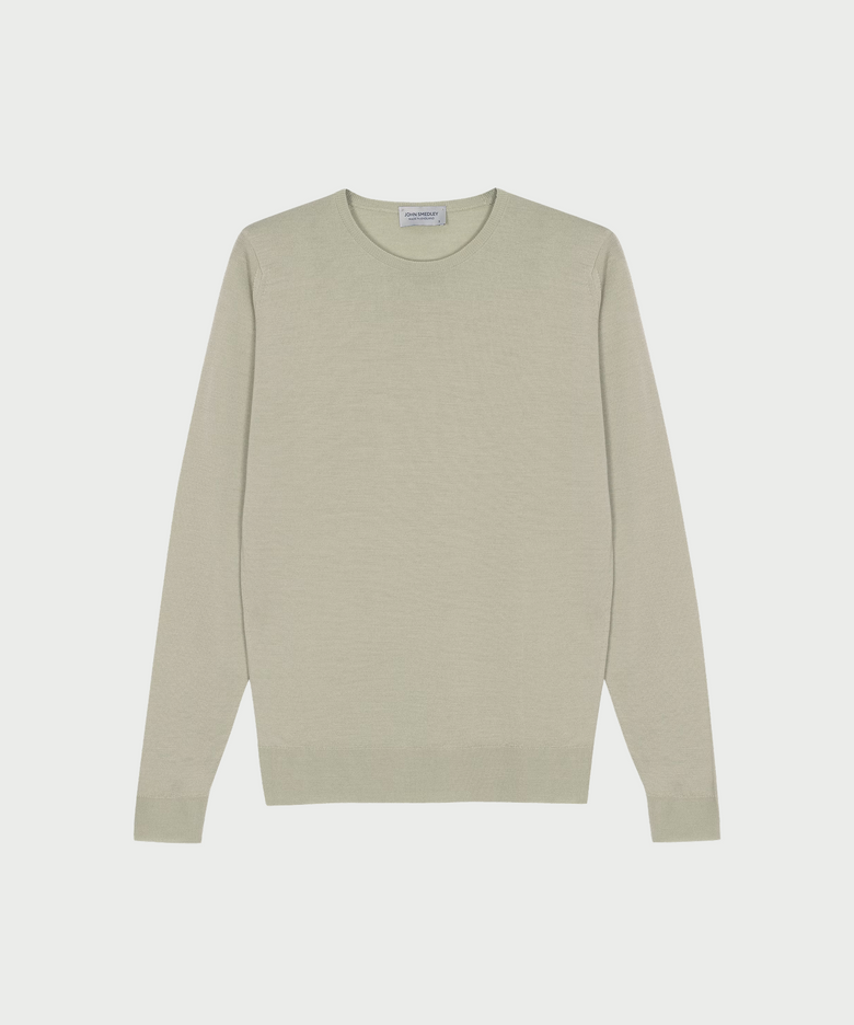 LUNDY Extra Fine Merino Wool Standard Fit Crew Neck Pullover Seasonal 10 Colors