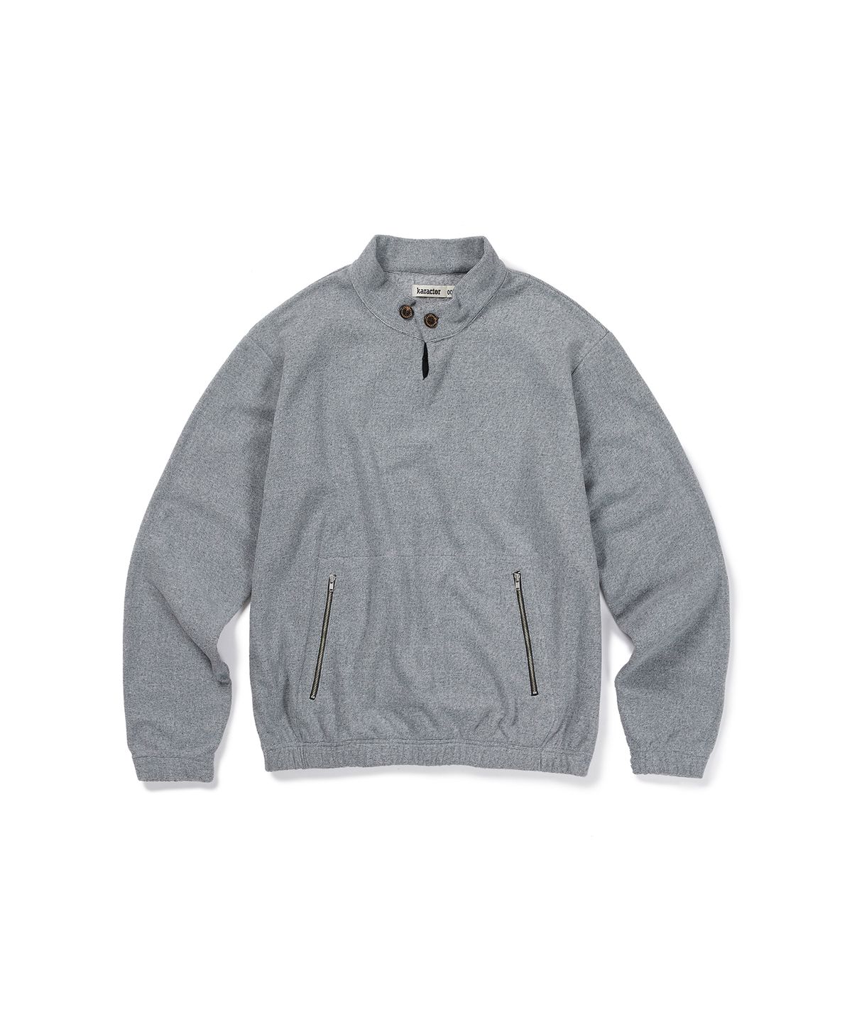 카락터(KARACTOR) Surface fleece pullover / Gray